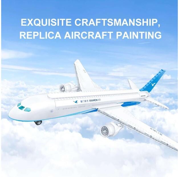 Конструктор пластиковый Pantasy Самолет Boeing 787 Dreamliner, 744 детали