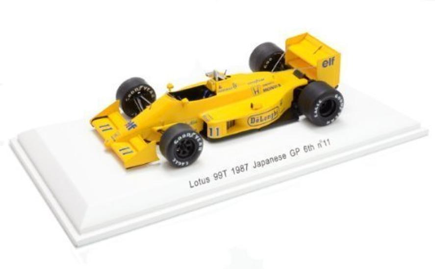 

Reve Lotus 99T 1987 Japanese GP 6th No11 Completed product 1/43 S.Nakajima жовтий