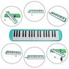 37 Key Harmonica Melodica Wind Musical Instrument Air Piano Keyboard with Portable Carrying Bag for Adults Students