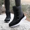 Fashion New Trendy Lightweight Simple Comfortable Women's Cotton Boots Winter Outdoor High Top Insulation Warm Thick Soled Cotton Shoes