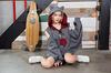 Clearstone Fangle Cosplay Halloween Bat Hoodie, Unisex, Gray