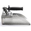 1Pc Stainless Steel Metal Detector Tool Digging Shovel Quick Screening Stainless Steel Shovel.