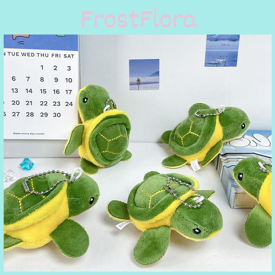 Cute Sea Turtle Plush Key Holder Stuffed Animal Doll With Soft Pp Cotton Filling