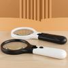 Handheld 45X Magnifying Glass Double Lenses HD Jewelry Loupe Lightweight High Magnification Coins Stamps Magnifier