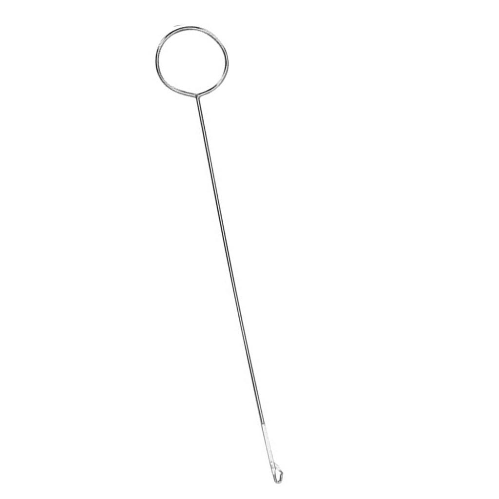 Long Hook Needle Threader For Elastic Bands Easy Quick Insert Metal Threader Sewing Threading Tool For Clothing Handbag