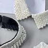 Detachable Lapel Collar False Elaborate Girls Collar Accessory Jeweled Collar Ancient Art Decorative False Shawl