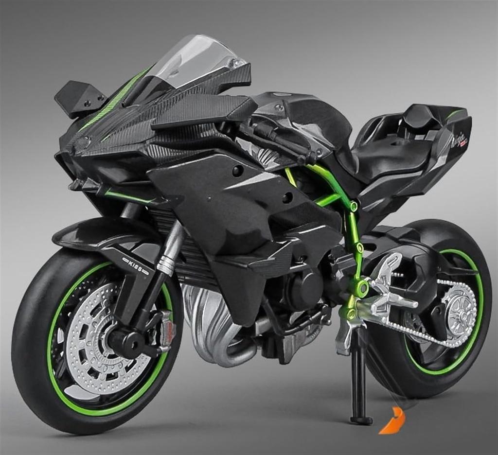 Perfekt für Kawasaki H2R 1:12 Simulation Motorradmodell Legierung Motorrad Imitation Racing Freund Geschenk Modell senden