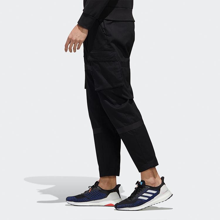 New Adidas Cargo Pants Men Black GL0394
