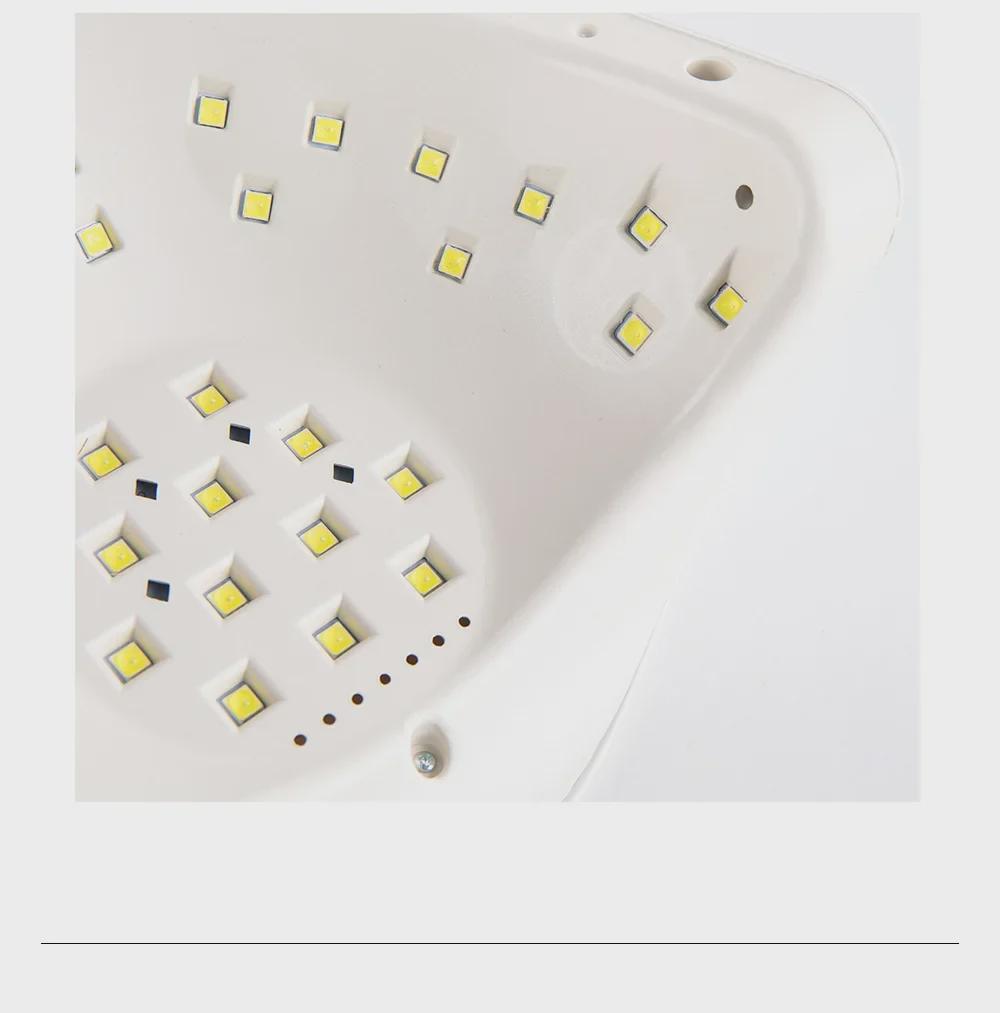 SUNx5 Plus Sunshine Nail Lamp: 4-Speed High-Power LED Phototherapy Nail Polish Lamp