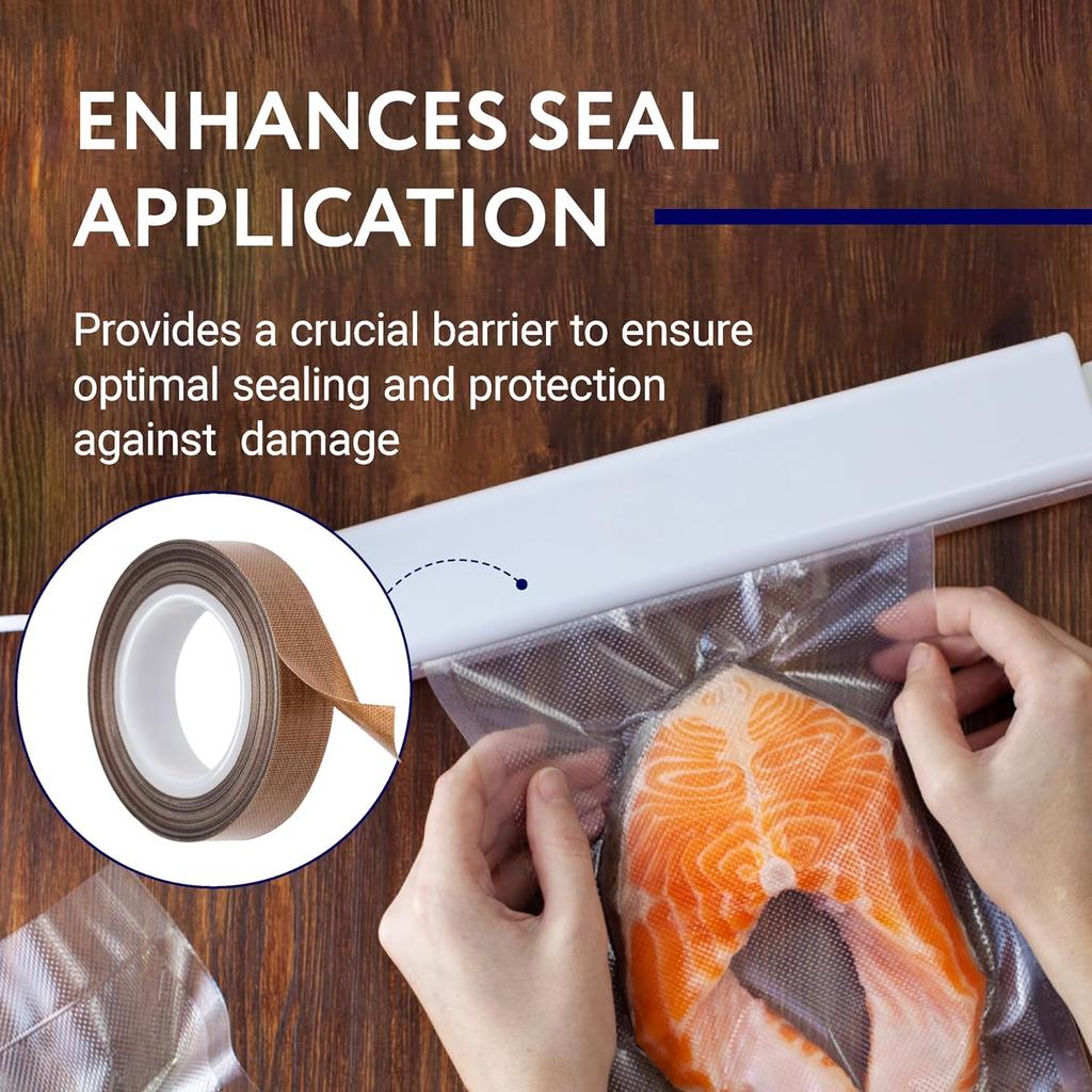 High Temperature Resistance Tape 300 Degrees Heat Insulation Sealing Machine PTFE Tape for Vacuum Sealer Machine