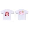 Heavyweight 260g Cotton Graphic Tee Men - Oversized Streetwear T-Shirt With Cartoon Ape Head Print Casual Wear