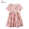 2025 Summer Boutique Girls' European American Short Sleeve Dresses & Skirts