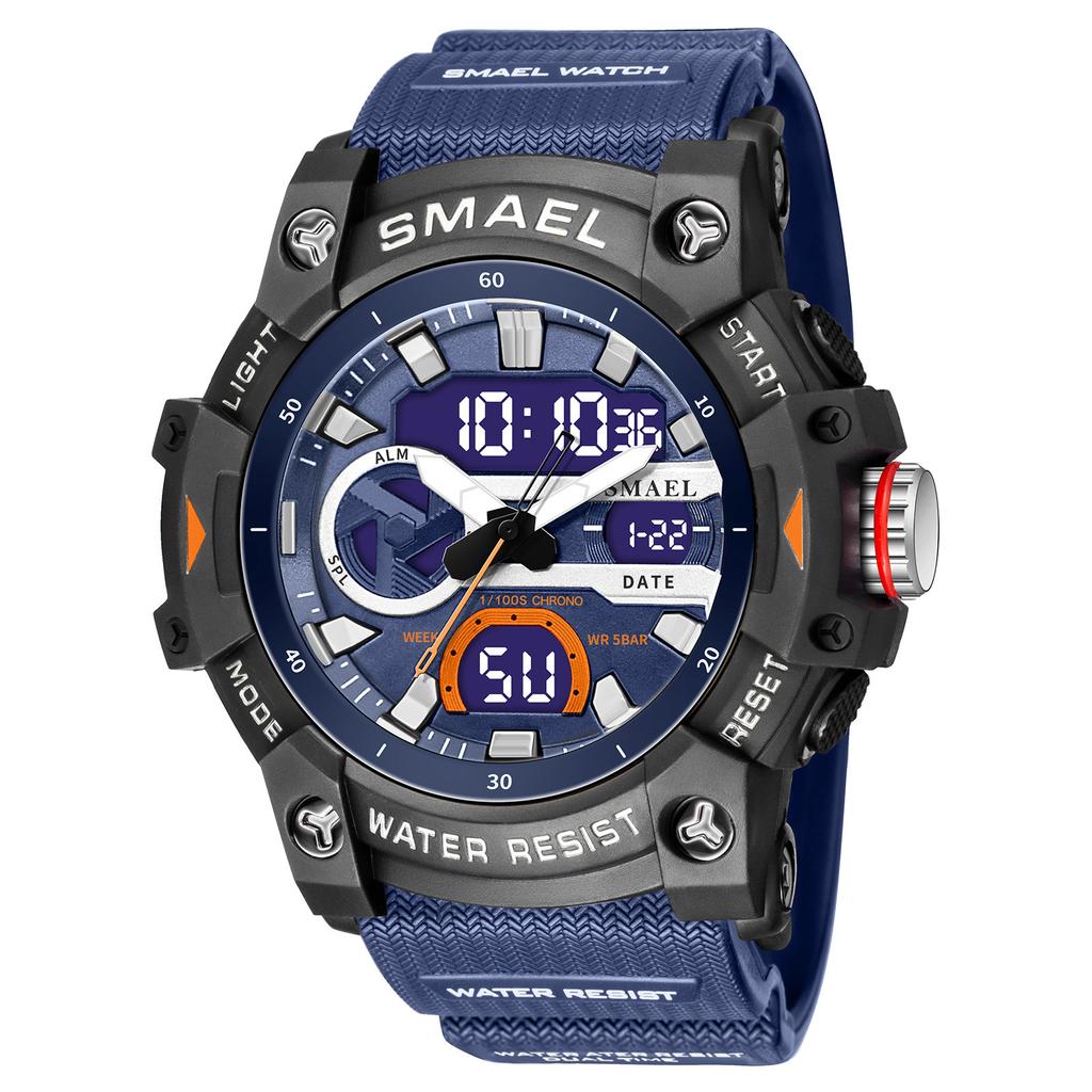 All-match Waterproof Outdoor Sports Electronic Watch for Male Students