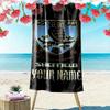 Sheffield Wednesday Football Club Custom Name Print Beach Towel, Large Soft Quick Dry Towel for Beach Camping Swimming