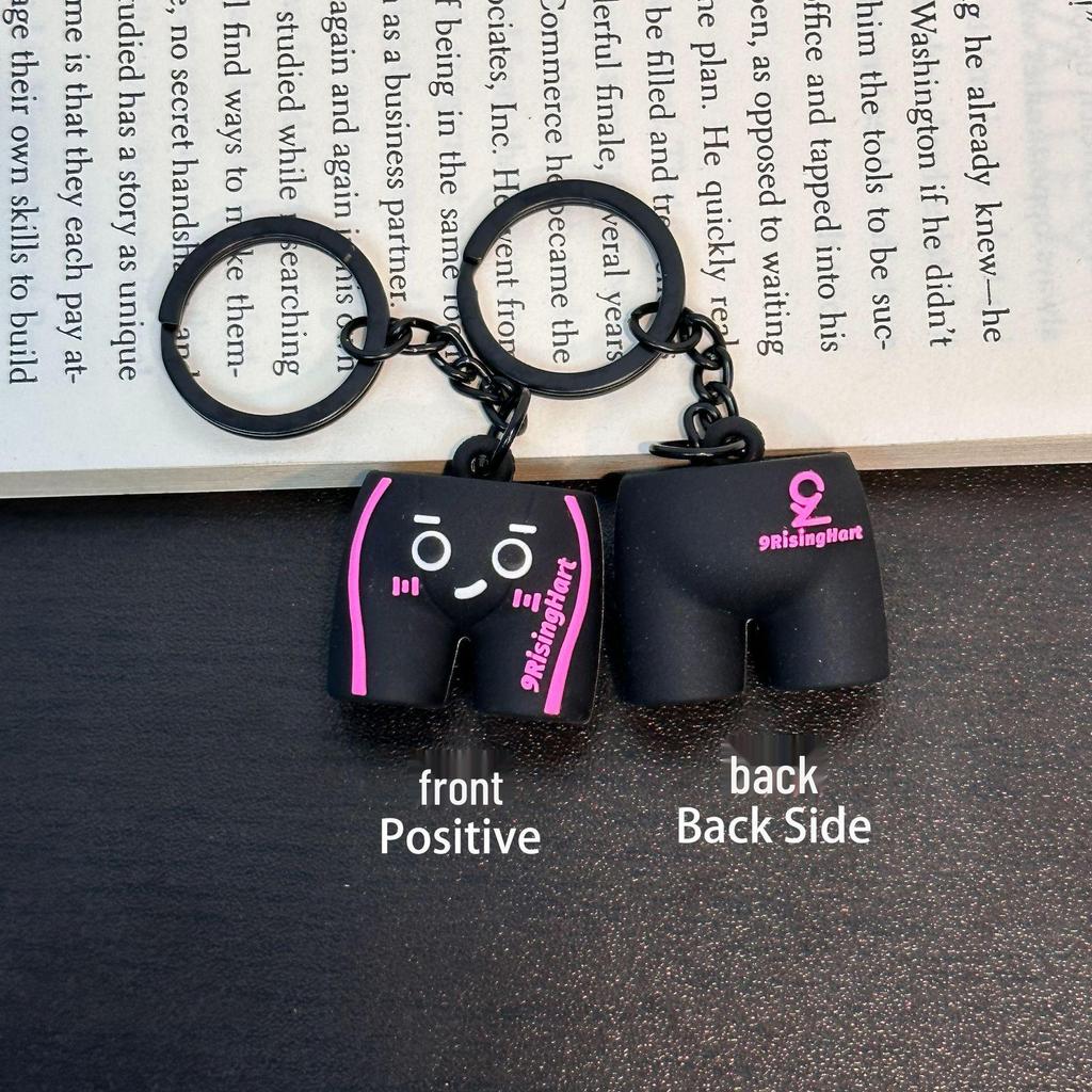 Miu Series Mini Barbell & Dumbbell Plate Keychain Bag Charm