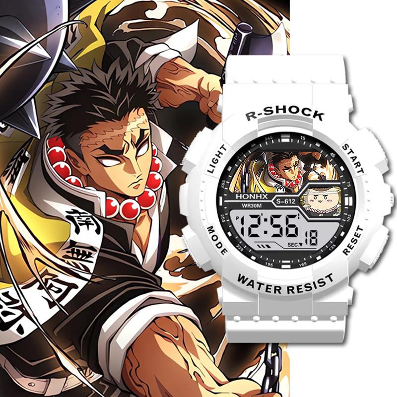 Anime Demon Slayer Armbåndsur Agatsuma Zenitsu Nezuko Tanjirou Kvarts Klokke Gave