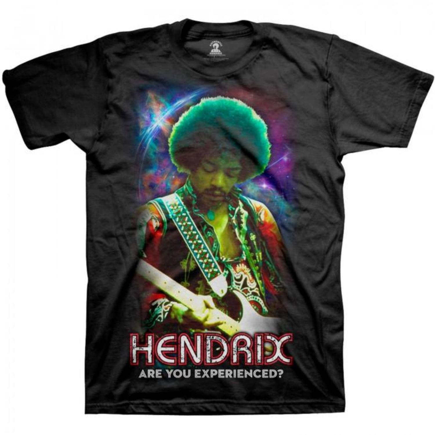 

Jimi Hendrix Unisex Adult Are You Experienced Cotton T-Shirt S чёрный