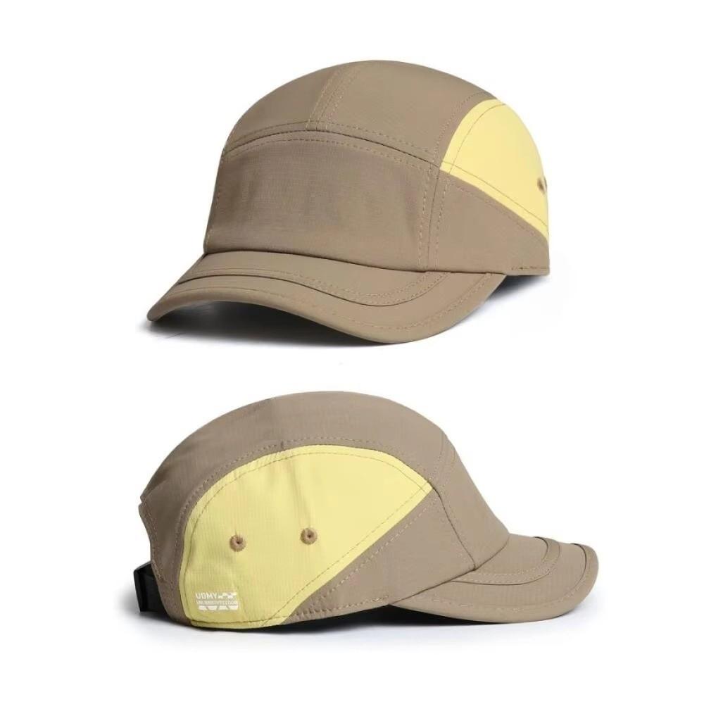 5 Panel Baseball Cap Mesh Duckbill Cap Casual Quick-Dry Plain Hat  for Men Women