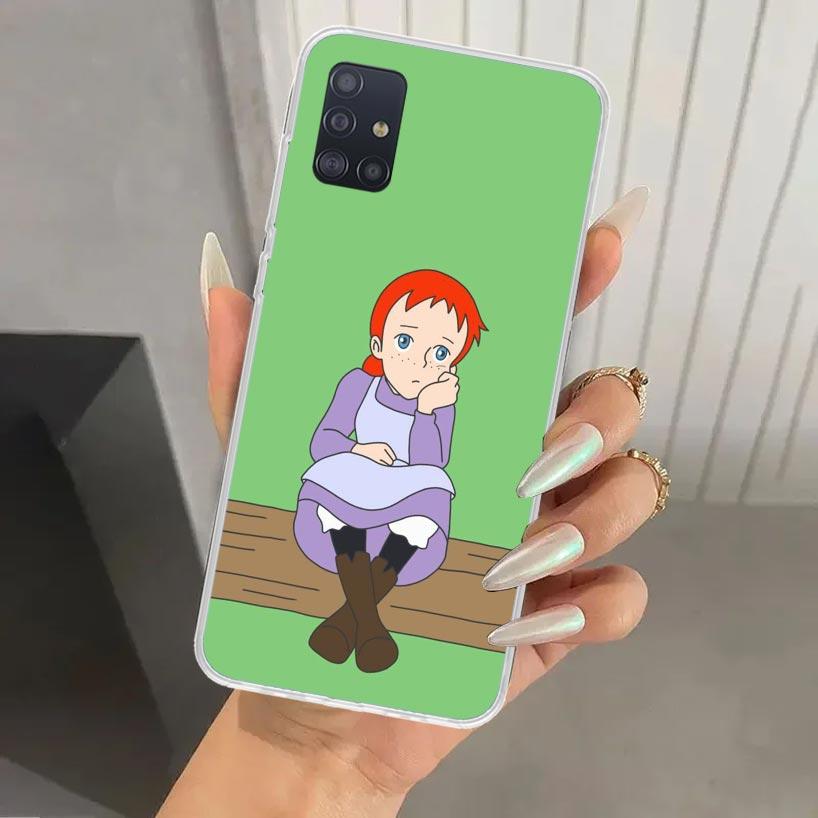 

Чехол для телефона A-Anne Of Green Gables Shirley для Samsung Galaxy A52 A32 A22 A12 A02S A50S A30S A10S Note 20 Ultra 10 Plus S10 A31 A Samsung A50S