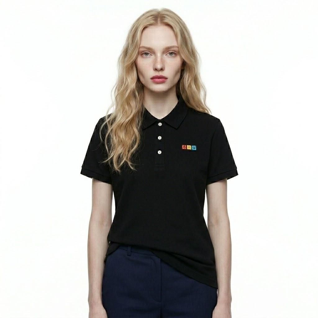Sesame Street Tailored Waist Short Sleeve for Women M чёрный