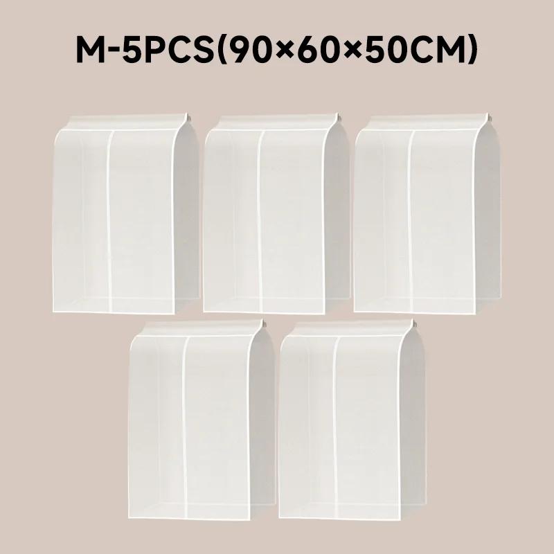 3D Große Kleider Staubschutzhülle Kleidungsstück Anzug Kleid Mantel Wasserdicht Kleidungsschutz Hängender Organizer Kleiderschrank Aufbewahrungstasche