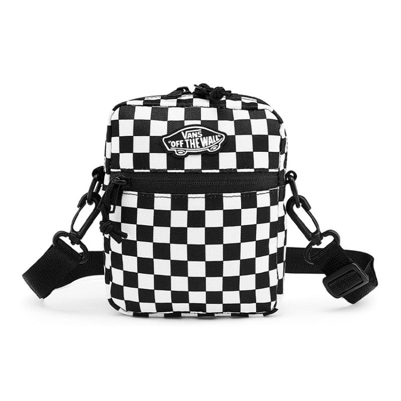 Vans Polyester Shoulder Bag Crossbody Bag Regular Unisex Black White Vans VN0A4BH156M черный белый 3160₽