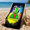 Colorful Game Friends Beach Towel, Microfiber Beach Towel, Perfect For Pool, Beach, Travel, Home Decor Beach Party Fan Gifts