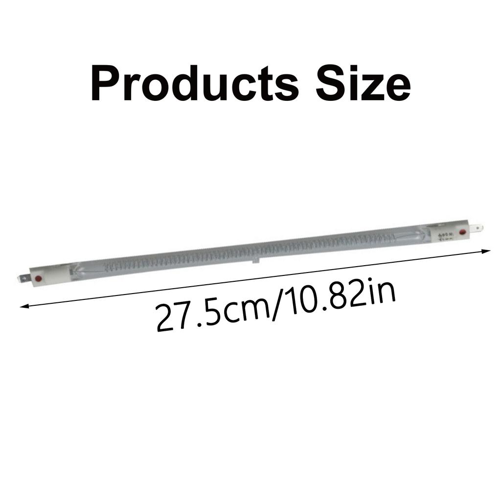 Lampa Grzewcza 400W Rura Emisji Ciepła Rura do Grillowania Mikrofalowego Rura Grzewcza Mikrofalowa Metalowa Część Mikrofalowa Odpowiednia do Kuchenek Mikrofalowych