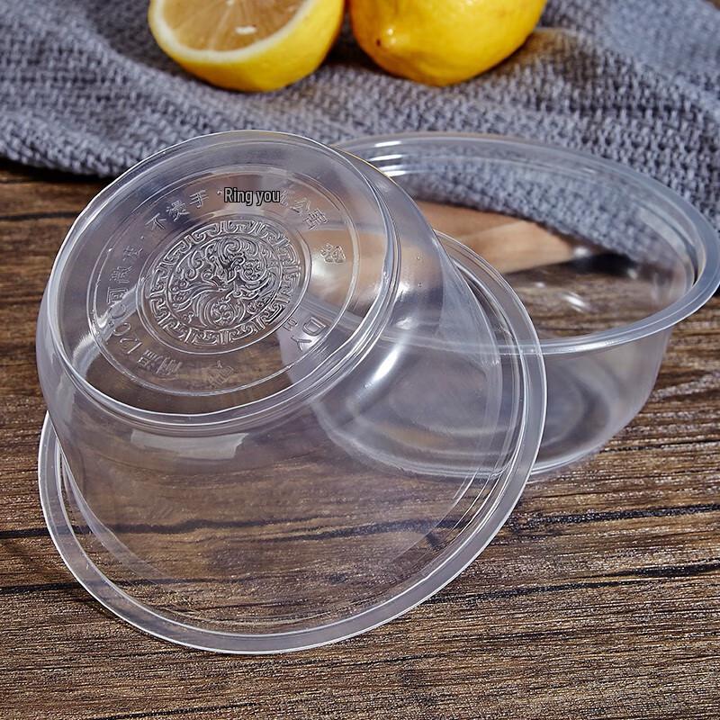 Disposable Plastic Food Grade Bowls with Lids