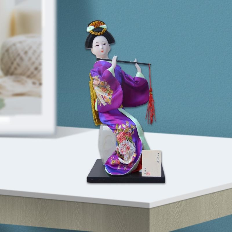 12Inch Handmade Kimono Dolls Ornamentation Ideal For Japanese Cuisines Restaurants And Home Room Authentics Decors