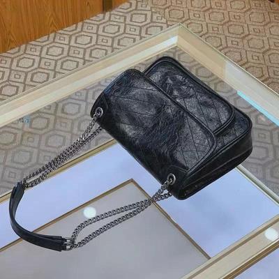 Yangshulin 2023 Women's Large Capacity Hobo Shoulder Bag with Chain - Trendy Commuter Handbag