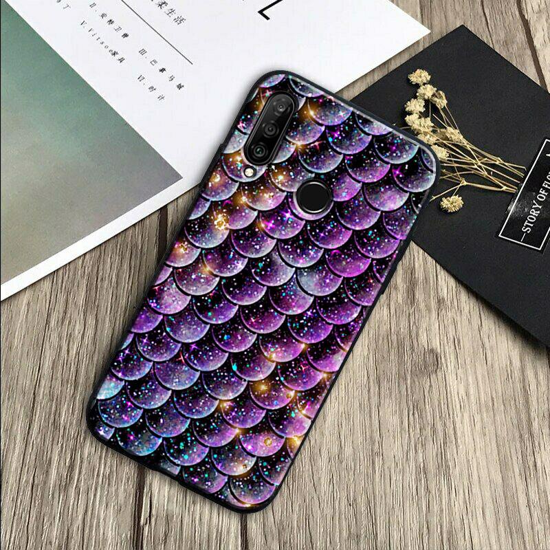 Mermaid Tail Scale For Huawei Nova 7i 3i 8i 11 12i 10 9 SE Y60 Y61 Y70 Y72 Y73 Y90 Y91 P20 P30 Pro P40 Lite Case