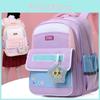Adorable Nylon School Backpack For Kids With Cartoon Design And Large Capacity