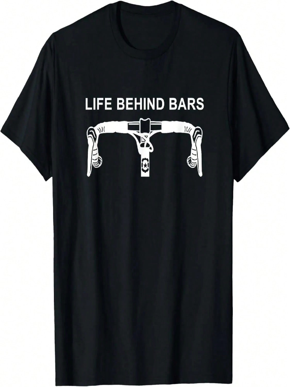 LIFE BEHIND BARS T-Shirt Funny Cycling Biking Tee T-Shirt S разноцветный
