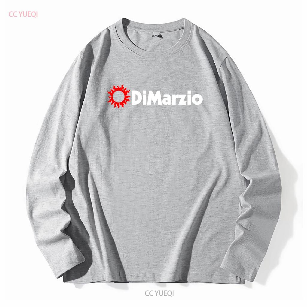 New T Shirt DiMarzio Guitars Company Logo Black Grey White Navy S 3XL vintage Washed homme Versatile Slightly Casual Breathable