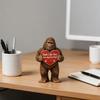 Figurină Big Foot Tați Amuzanți Ca Tine Ziua Tatălui Statuie din Rășină Obiect de Colecție Ornament Sasquatch pentru Casă Birou Dormitor Sufragerie Decor Masă