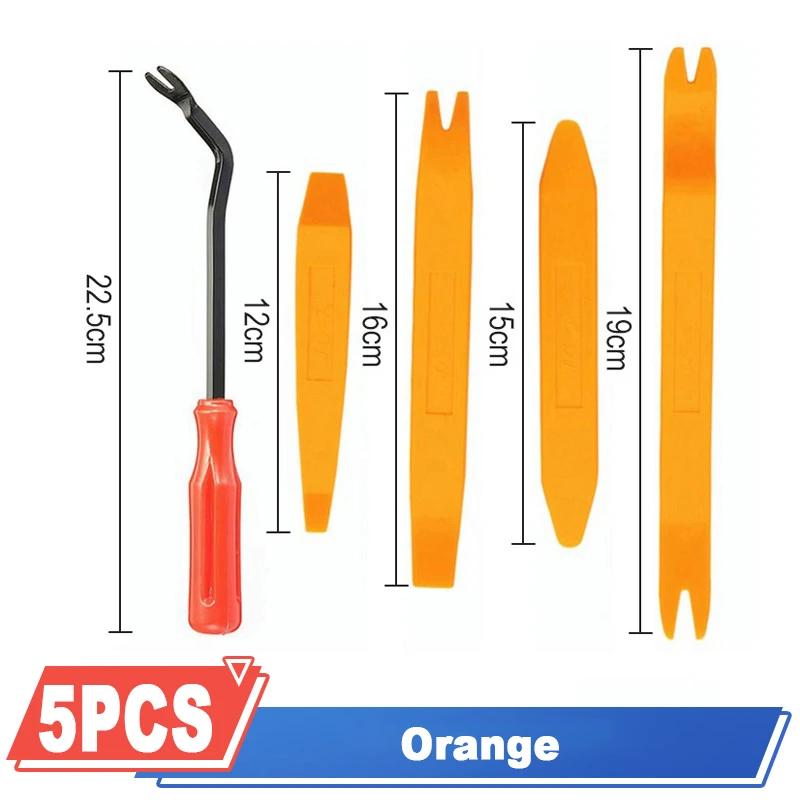 Auto Door Clip Panel Trim Removal Tool Kits Navigation Disassembly Blades Car Interior Plastic Seesaw Conversion Repairing Tools