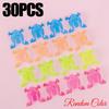 30/60PCS Jumping Frogs Random Mix Multiple Color Transparent Plastic Bouncing Frogs Interclass Desk Game School Rewards Gift ZYF