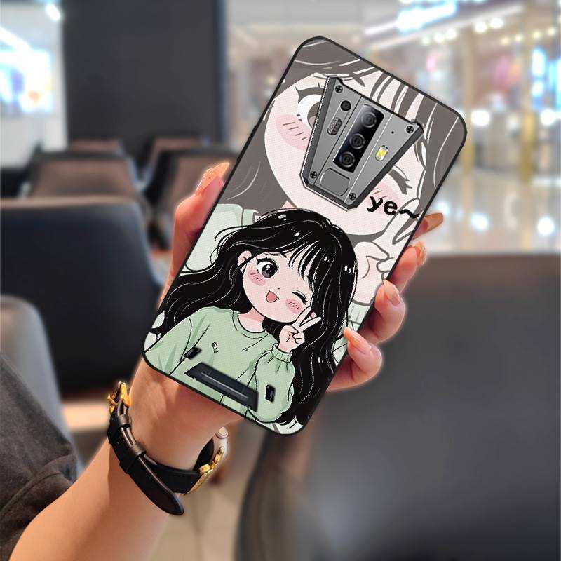 Back Cover Graffiti Phone Case For Blackview BV6900 Soft Case Anti-dust Silicone Full Wrap Shockproof Anti-knock Cute