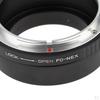 FD-NEX Adapter Ring For FD Lens To Sony NEX E NEX-3 NEX-5 NEX-VG10 - Black+Silver