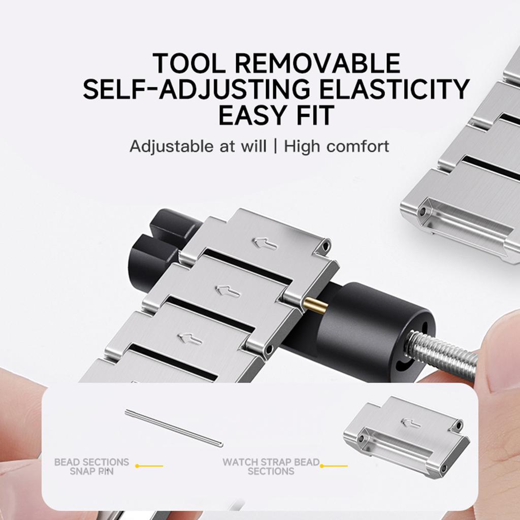 Luxusní nerezový řemínek pro Huawei Watch GT5 Pro Bez mezer Kovový náramek pro Huawei Watch GT4 Pro Specializovaný pánský styl řemínku