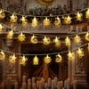 1.5M EID Mubarak LED String Lights Moon Star Castle Lantern Light Islam Muslim Festival Party Ramadan for Home Decoration 2026