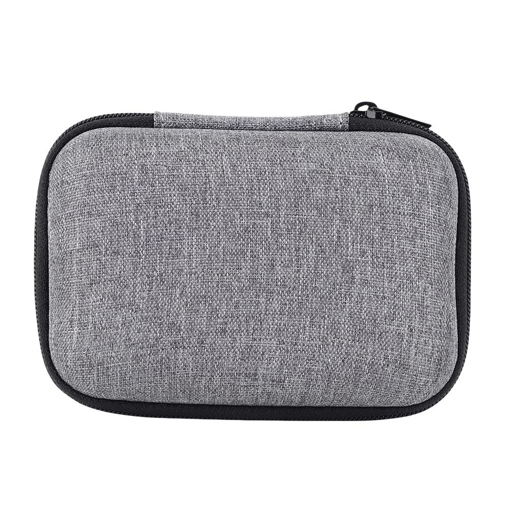 Hard Shell Data Cable Organizer Bag Charger U Disk Zipper Pouch Earbuds Headphone Carrying Case Storage Organizer Box Container