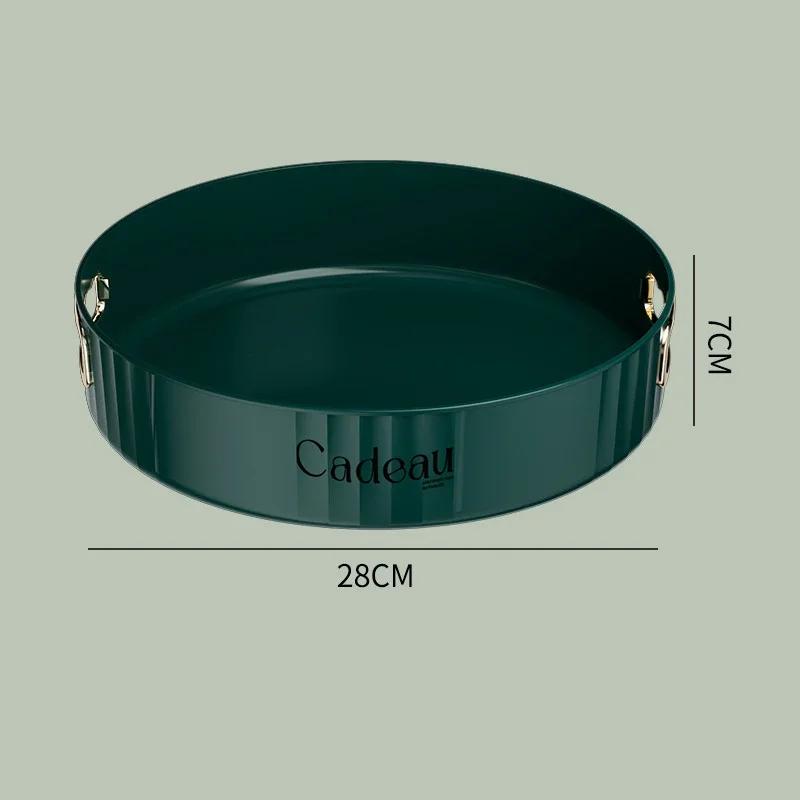 

Вращающийся на 360 градусов круглый поднос для столешницы, многоцелевой поднос для хранения, вращающаяся стойка для хранения на кухне, организация ванной комнаты