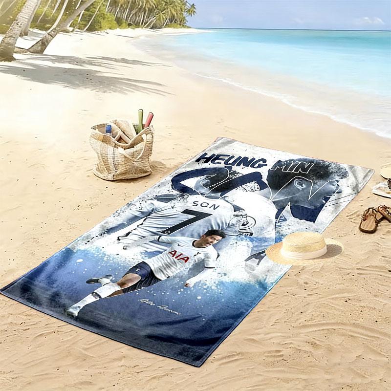 Tottenham Contingent Print Beach Towel, Large Soft Quick Dry Towel for Beach Camping Swimming