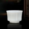 Pu jade porcelain teacup personal master cup Dehua white porcelain tea cup company event souvenir