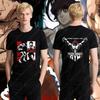 Japanese Anime Baki Hanma The Grappler Graphic Print T Shirt Casual Fashion Neck Harajuku T Shirt Women Men Cotton Shortsleev