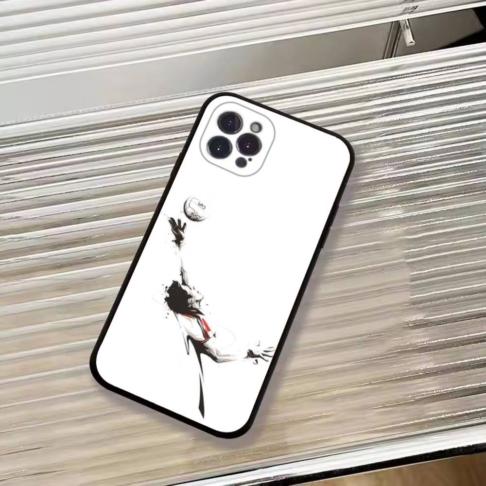 Abstract figure Soccer Support Phone Case For iPhone 17, 16,15,14,13,12,11 Plus,Pro Max, Others Soft Black Cover