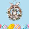 Oster-Türdekoration Osterhase Hängendes Ornament für Zuhause Frohe Ostern Türhänger Anhänger Osterdekoration