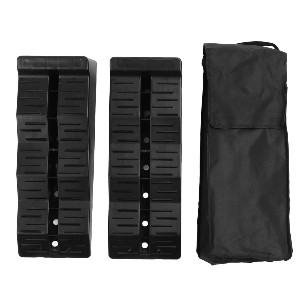 RV Leveling Ramps 11000LBS Load Capacity RV Leveler Wheel Chock for Travel Trailer Campers Truck RV Leveler RV Leveling Ramps